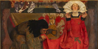 Eleanor Fortescue Brickdale. El pálido semblante del amor verdadero, 1899. © Musée d’Orsay, dist. RMN-Grand Palais / Sophie Crépy