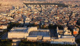 Vista aérea Palacio Real © Patrimonio Nacional