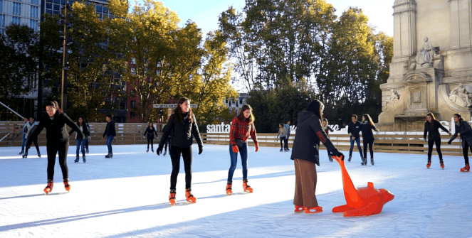 Pista de hielo Plaza de Espa&ntilde;a