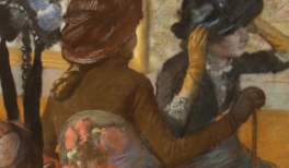 Edgar Degas. Imagen visible de la obra “En la sombrerería”