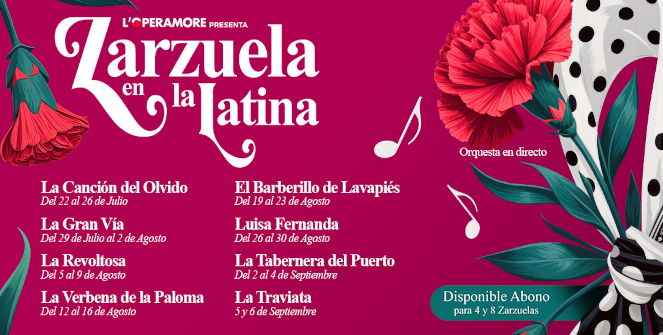 Zarzuela en La Latina 2026