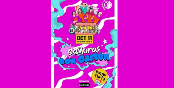 Señoras con cartón