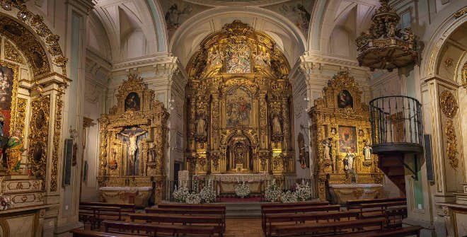 Iglesia de las Trinitarias Descalzas. Altar mayor.