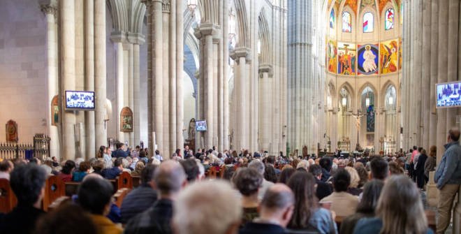 Concierto Semana Santa Banda Sinfónica Municipal de Madrid en la Catedral de la Almudena. 10 de abril de 2025