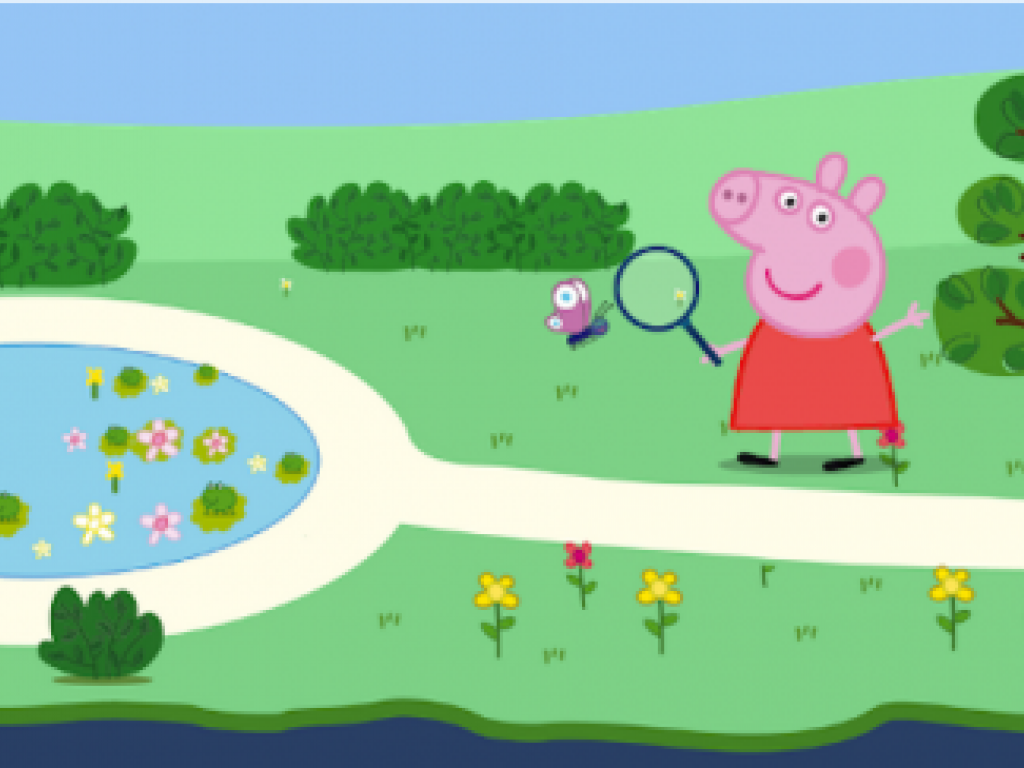 Peppa Pig y su familia visitan el Real Jardín Botánico