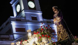 Procesión de Jesús de Medinaceli a su paso por la Puerta del Sol. Semana Santa. 29 de marzo de 2024
