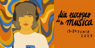 Día Europeo de la Música 2023 en Madrid. Cartel de Ana Müshell