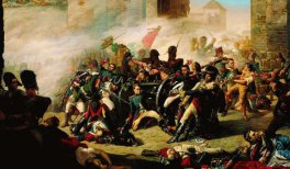 Muerte de Daoiz y defensa del Parque de Monteleón. Manuel Castellano. 1862. Biblioteca Digital Memoria de Madrid.