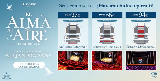 El Alma al Aire, el musical