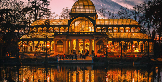 Fui sobre agua edificada - Atardecer en Palacio de Cristal
