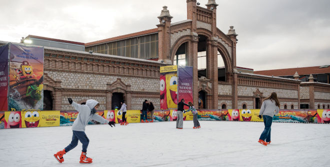 Pista de hielo Matadero Madrid