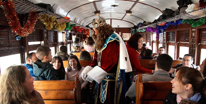 Tren de Navidad Museo del Ferrocarril