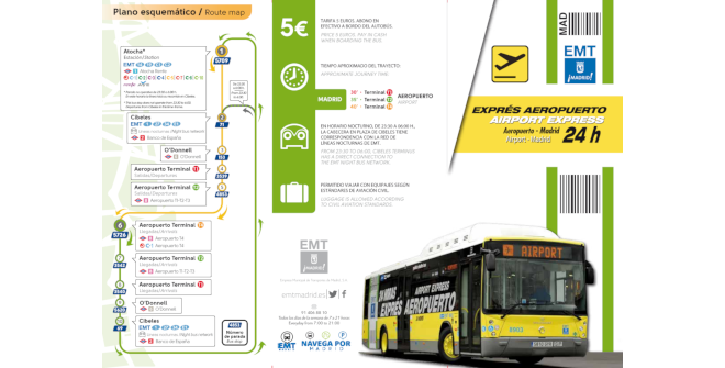 Bus exprés aeropuerto | Turismo Madrid
