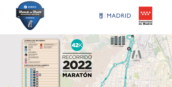 Plano Maratón Madrid 2022
