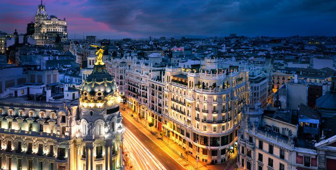 Noite: Sol - Gran Vía | Turismo Madrid