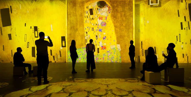 Klimt. El punto de partida. Desde el 4 de marzo de 2022 en (Madrid Artes Digitales) Centro de Experiencias Inmersivas. Nave 16 Matadero Madrid