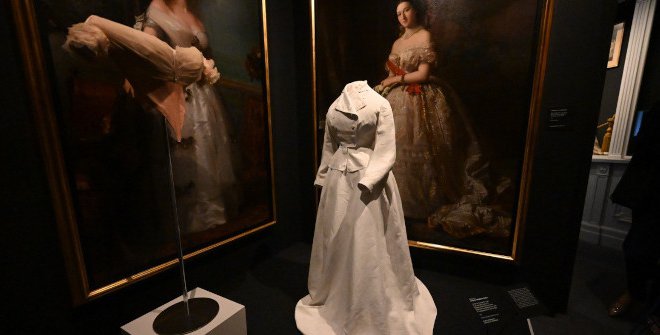 The Duchess of Alba's Wedding Dress Goes on Display in Madrid