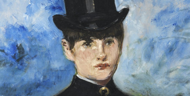Édouard Manet. Amazona de frente, c. 1882. Óleo sobre lienzo. 73 x 52 cm © Museo Nacional Thyssen-Bornemisza, Madrid