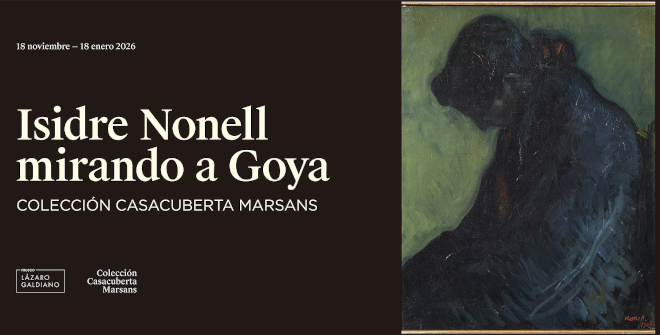 Isidre Nonell mirando a Goya
