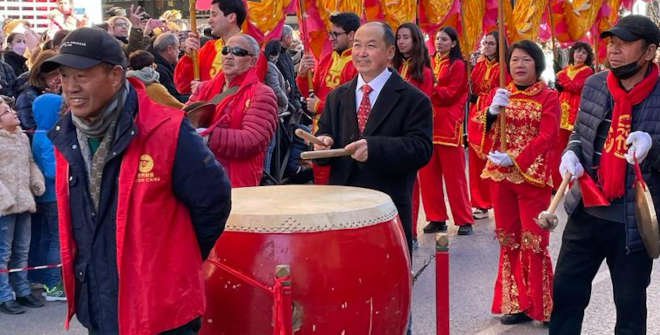 Gran desfile Año Nuevo Chino 2023 en Usera (Madrid)