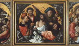 Jheronimus van Aken, el Bosco. Tríptico de la Pasión o de los improperios: Coronación de espinas (h. 1510-1520). © Museo de Bellas Artes de Valencia​​​​​​​
