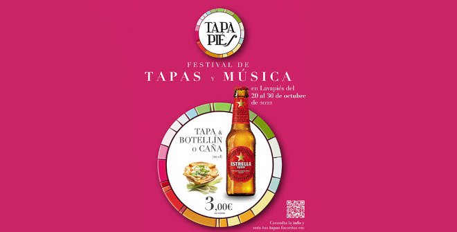 12º Tapapiés. Festival Multicultural de Tapas y Música en Lavapiés