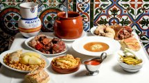 Cocido madrileño en tres vuelcos del restaurante Malacatín