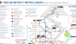 Plano Metro de Madrid. Actualizado septiembre 2022