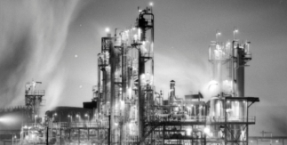 Calatrava. Complejo Calvo Sotelo en Puertollano [Vista general. Nocturna] Juan Miguel Pando Barrero, febrero de 1971. Archivo Pando, Instituto del Patrimonio Cultural de España, IPCE, Ministerio de Cultura y Deporte MCD