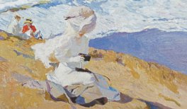 Joaquín Sorolla. Instantánea, Biarritz. Biarritz, verano de 1906.Óleo sobre lienzo, 62 x 93,5 cm. Madrid, Museo Sorolla