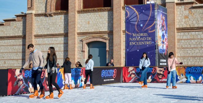 Pista de hielo Matadero Madrid Navidad 2024