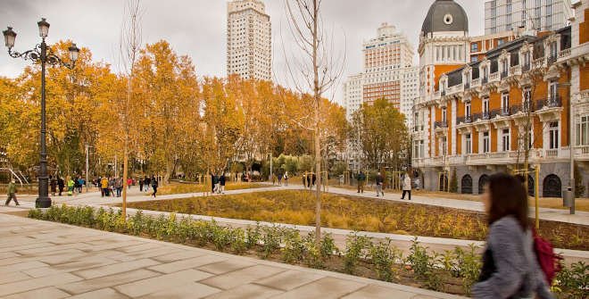 スペイン広場（プラサ・デ・エスパーニャ：Plaza de España