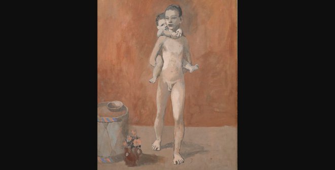 Pablo Picasso. Los dos hermanos, 1906. Gouache sobre cartón. 80 x 59 cm. Musée national Picasso-Paris