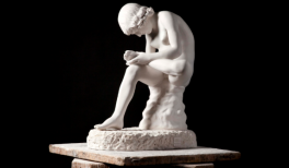 La niña de la espina, Mateo Maté, 2016, vaciado escayola. Colección Lucía Garrido Pérez-Fernández y José David Pérez Fernández. Foto: Paco Gómez