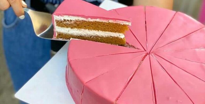 Madrid Vegan Market - Tarta Pantera Rosa de Freedom Cakes