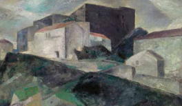 Daniel Vázquez Díaz (Nerva, Huelva, 1882 - Madrid, 1969). Paisaje de Fuenterrabía, 1927. Óleo sobre lienzo. Colección Banco de España Daniel Vázquez Díaz (Nerva, Huelva, 1882 - Madrid, 1969). Paisaje de Fuenterrabía, 1927. Óleo sobre lienzo. Colección Banco de España