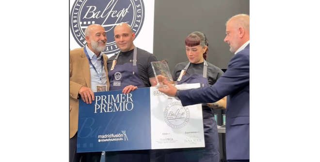 Sara Peral y Jorge Muñoz, chefs de Osa, Premio Cocinero Revelación Madrid Fusión 2024