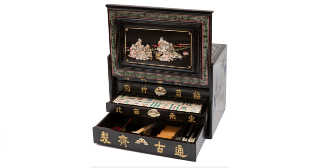 Juego mahjong, Salvador Cuesta, 1838-1900, 10006392, Patrimonio Nacional. Foto: Mario Sedeño