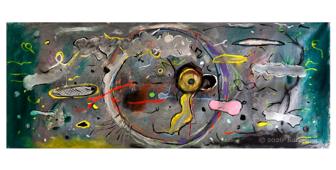 Tangible Nothing. © Karel Stoop, 2026. ​​​​​​​250 × 100 cm