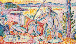 Henri Matisse, Luxe, calme et volupté [Lujo, calma y voluptuosidad], Otoño-invierno de 1904. Centre Pompidou, París. Musée national d’art moderne / Centre de création industrielle. En depósito en el Musée d’Orsay, 1985 AM 1982-96 © Succession H. Matisse/ 