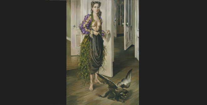 Dorothea Tanning. Cumpleaños, 1942. Óleo sobre lienzo