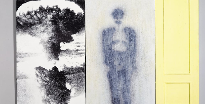 Pedro G. Romero, Sodoma y Gomorra (Nuclear, Lot, Puerta del infierno), 1989. Colección de Arte Contemporáneo Fundación ”la Caixa” © Pedro G. Romero