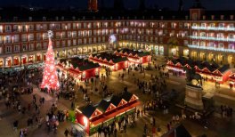 Mercado de Navidad de la Plaza Mayor. Navidad 2024. Foto: Álvaro López del Cerro. © Madrid Destino