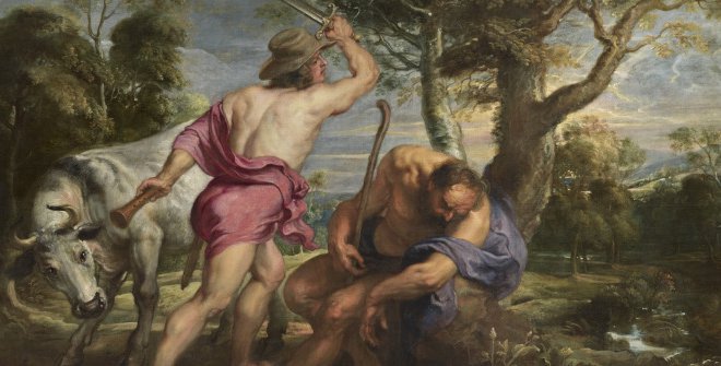 Pedro Pablo Rubens y taller. Mercurio y Argos, 1636 - 1638. Madrid, Museo Nacional del Prado