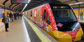 Tren de la Navidad de Metro de Madrid