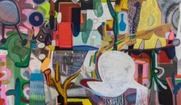 Rafa Forteza, Cruces de Misterio II, 2021. Acrílico, vinilo y óleo sobre lienzo. 200 x 300 cm. © Rafa Forteza, VEGAP, Barcelona, 2026. Fotografía: © Natasha Lebedeva Rafa Forteza, Cruces de Misterio II, 2021. Acrílico, vinilo y óleo sobre lienzo. 200 x 300 cm. © Rafa Forteza, VEGAP, Barcelona, 2026. Fotografía: © Natasha Lebedeva
