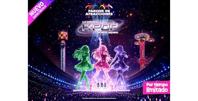 De abril a septiembre, disfruta del nuevo espectáculo de Las Guerreras K-Pop (Un Nuevo Universo) en el Parque de Atracciones De abril a septiembre, disfruta del nuevo espectáculo de Las Guerreras K-Pop (Un Nuevo Universo) en el Parque de Atracciones