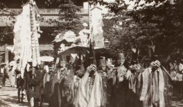 Funeral budista en Japón. 1905. Keystone View Company