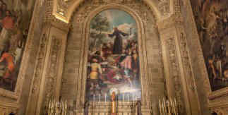 Real Basílica de San Francisco El Grande_Pintura de Goya con su autorretrato