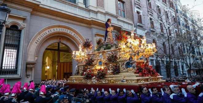 Procesión de Jesús de Medinaceli. Semana Santa Madrid. 29 de marzo de 2024